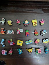 SPONGE BOB Shoe Charms for Crocs 15 Assorted Cheapest on e-Bay