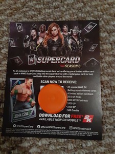 WWE SUPERCARD QR Code John Cena | eBay