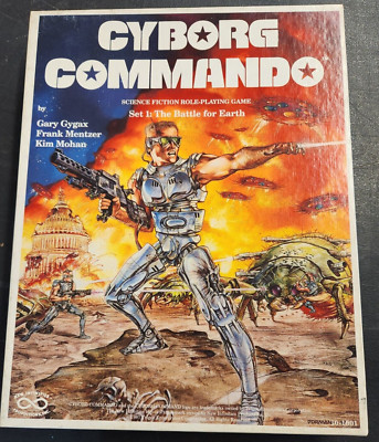 Cyborg Commando, New Infinities, Gary Gygax, 1987