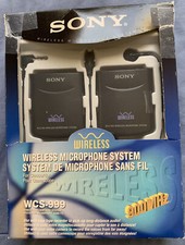 Sony WC-S999 Dynamic Wireless Consumer Microphone New in Box made in Japan