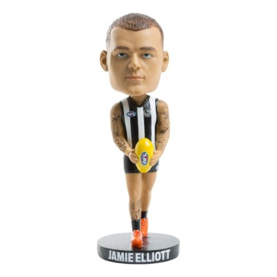 AFL Collingwood Magpies JAMIE ELLIOT Bobblehead Collectable 18cm tall -Gift Idea