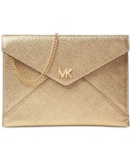 barbara metallic envelope clutch