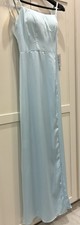 NWT Stacee  s Women  s Light/Sky Blue Satin Formal Dress Size 8