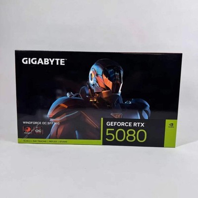 New Gigabyte GeForce RTX 5080 Windforce OC 16GB GDDR7 Graphics Card