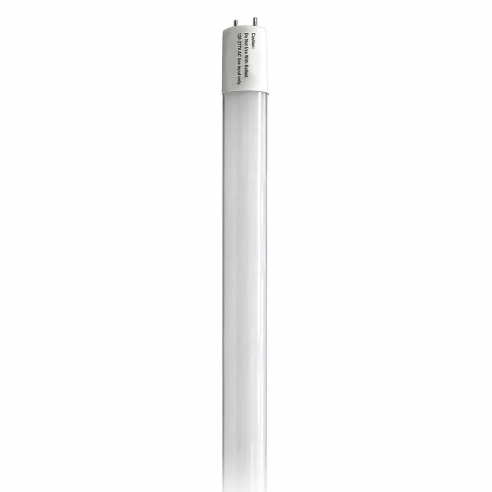 SATCO 9W T8 LED - 2Ft - 4000K - Medium Bi Pin base - 25PK - Image 3 of 4