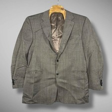 Jos A Bank Men s 46 XL Gray Wool Two Button Blazer Sport Coat Jacket
