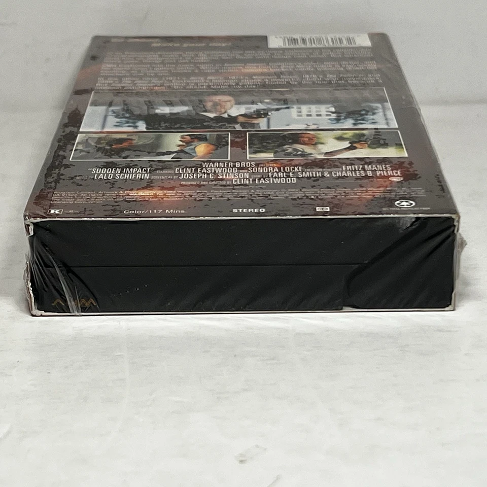 Sudden Impact VHS New Sealed Dirty Harry Clint Eastwood - Image 4 of 4