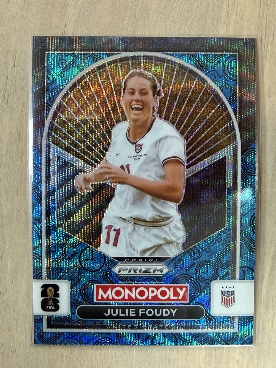 2025 Panini Prizm Monopoly Fifa World Cup 26 Blue Wave #93 Julie