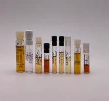 Vintage/Old Stock Perfume Sample Lot - Chanel, Shiseido, & More - AS PICTURED