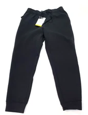 Members Mark Mens M Double Knit Stretch Everyday Active Jogger Black NWT