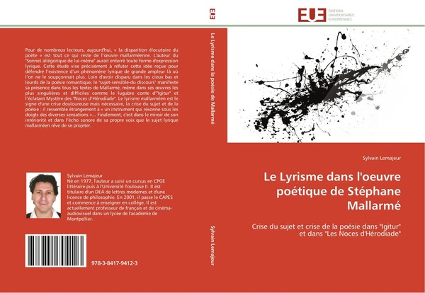 Sylvain Lemajeur | Le Lyrisme Dans L'oeuvre PoéTique De StéPhane Mallarmé | Buch-image