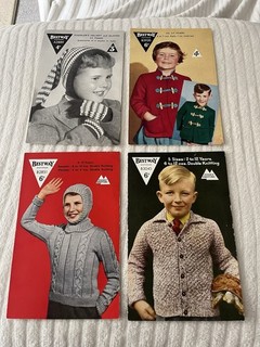 Bestway Vintage Knitting Patterns Bundle B2851 A2889 B2920 B3045