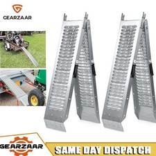 1-2P Ramps Steel Folding Pair1.8 Metre 440lbs For Trailer Motorbike Bike Access