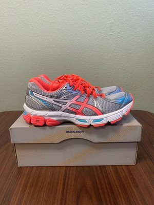 ASICS Gel-Exalt 2-- Women's Sneakers-- Silver/Coral/Turquoise