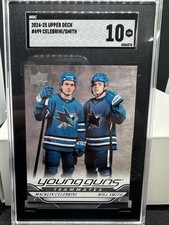 2024-25 UPPERDECK  YOUNG GUNS CHECKLIST MACKLIN CELEBRINI WILL SMITH SGC 10