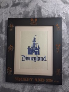 13inx11in Vintage Disneyland Mickey and Me Picture Frame