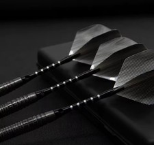18g Steel Tip Darts Set 3pcs Pro Slim Barrel with Case Kit