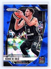 Nando De Colo 2024-25 Panini Prizm EuroLeague #59 Blue Ice Prizms #/125