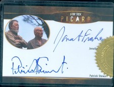 Picard Season 2 & 3  Frakes / Stewart 6 Case Incentive Dual  Autograph Card