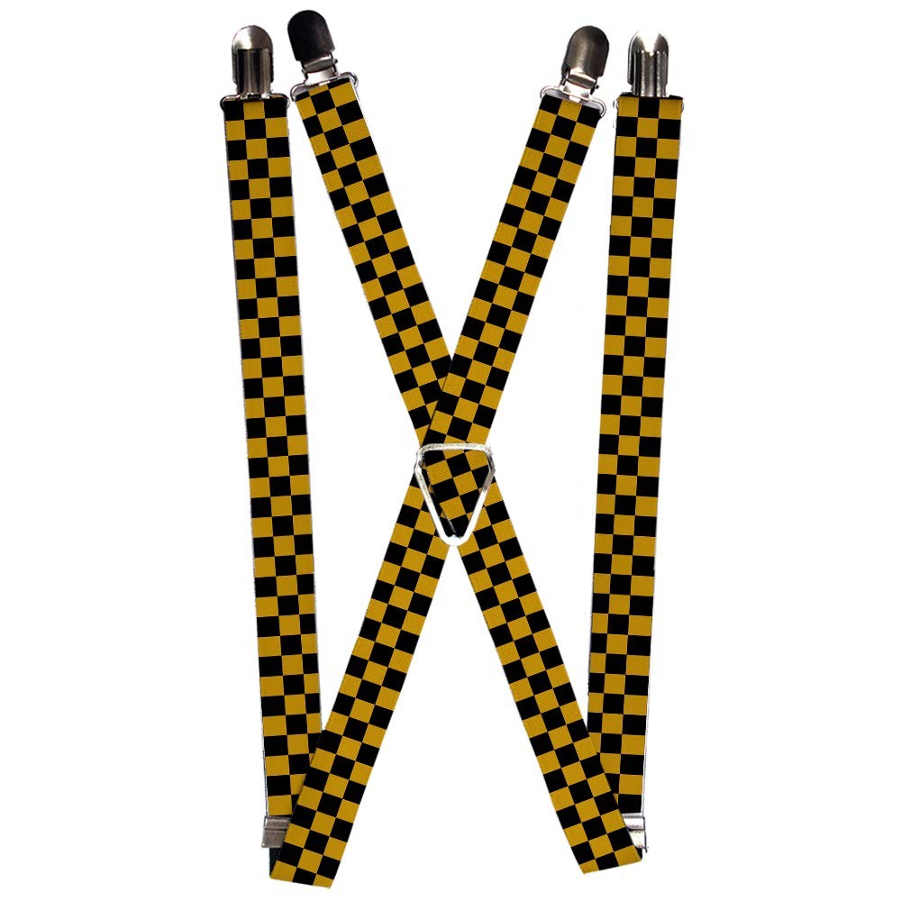 `Suspenders - 1.0`` - Checker Black/Gold` ACC NEWAnother great item from Rarewaves USA | Free delivery!