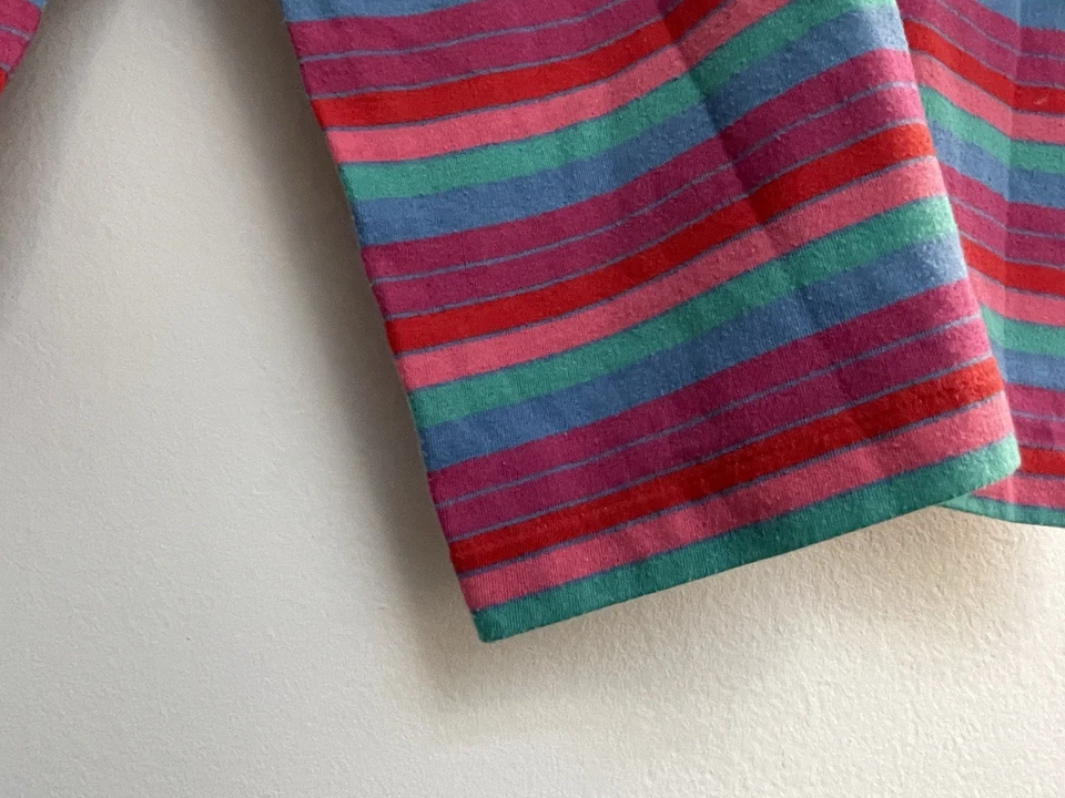 Camisa Psicodélica Hippie Arco Iris Gap Vintage Años 70 Manga Corta Groovy Doble V L Foto 3 de 4