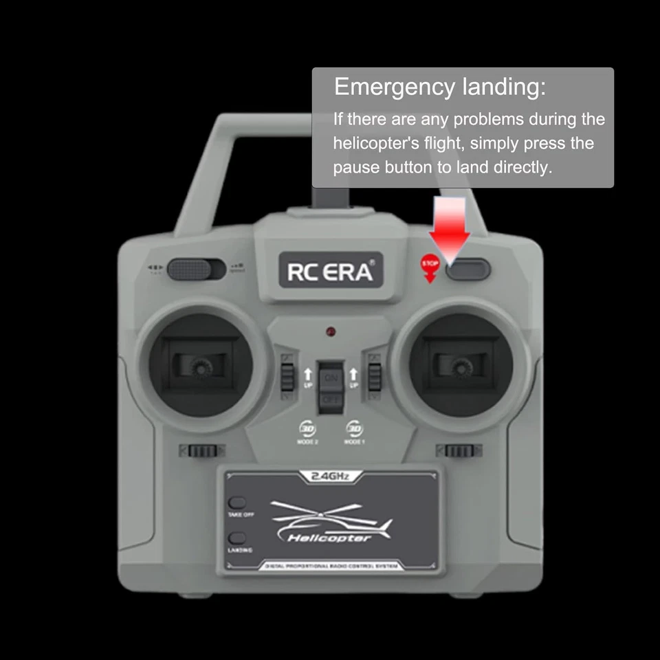 315MM UH-1 Remote Control Helicopter Aircraft for Adults Expert 6CH C032 Maintai - Image 4 of 4