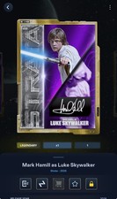 Topps Star Wars Card Trader 2026 Strata W1 Gold Gilded Sig - Luke Skywalker 1cc