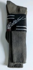 Vintage Ballston Knit Socks NOS Made USA Cotton/Nylon Crew 10-13 1980s Men's NWT
