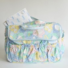 Bolsa de pañales Carters de colección con cambiador y etiqueta vinilo pastel osos patos bebé saco