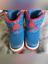 Marvel Kids Blue Red Spider-Man Snow Boots toddler 10