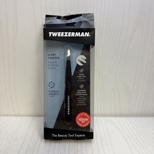 Tweezerman Slant Tweezer MIDNIGHT SKY / Black 1230-BR Full Size NOB