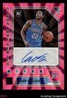 2023-24 Donruss Series Holo Pink Laser #31 Cason Wallace RC ROOKIE AUTO 13/20
