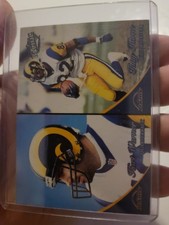 KURT WARNER HOF / TONY HORNE St. Louis Rams Rookie Card 1999 Pacific #343 PSA 8. rookie card picture