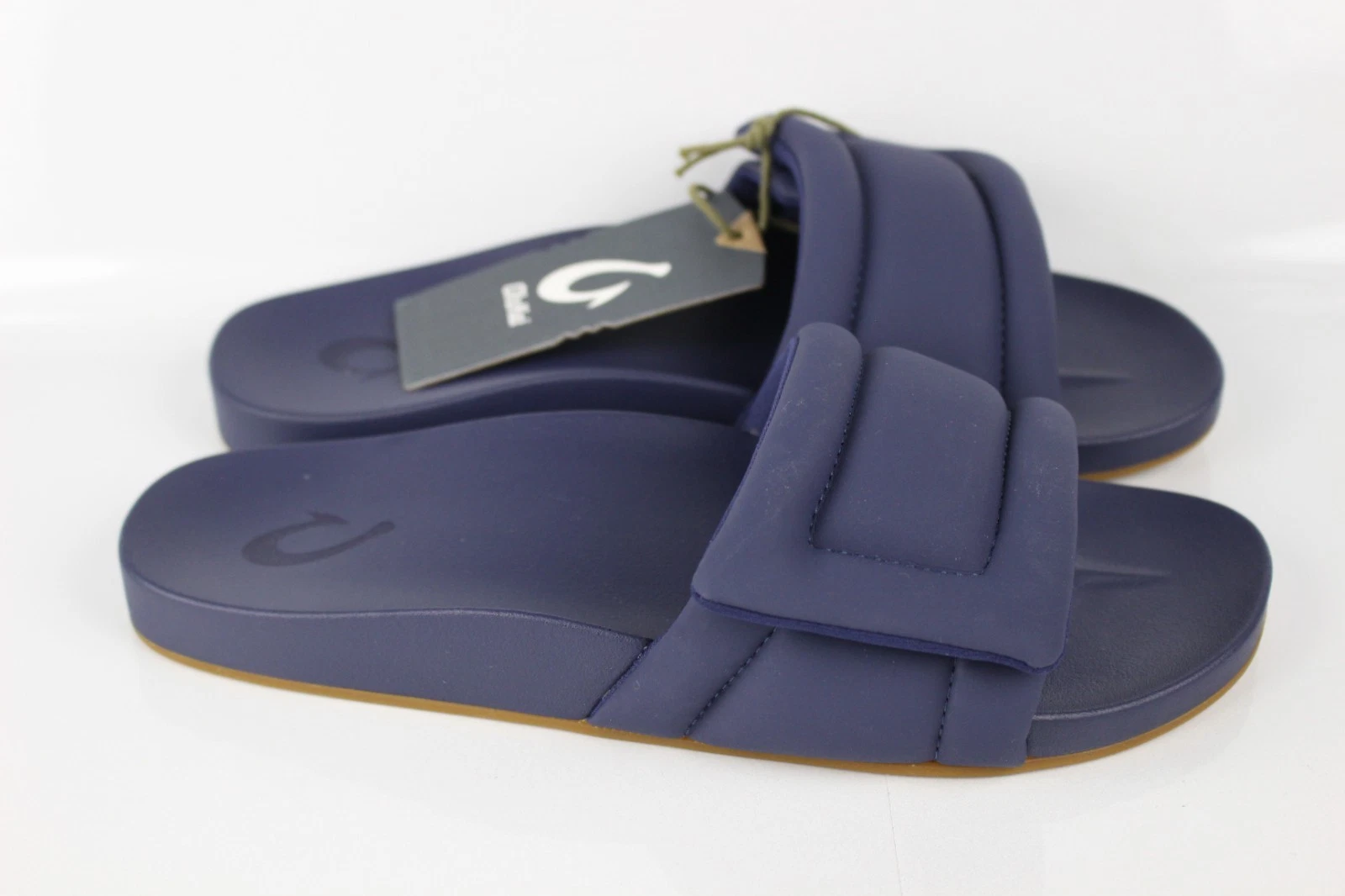 Olukai Women's Sunbeam Slide Sandals Navy Blue Cushioned Adjustable
Opens in a new window or tab
