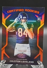 2025 Panini Certified - Certified Rookies Colston Loveland Mirror Orange /149 