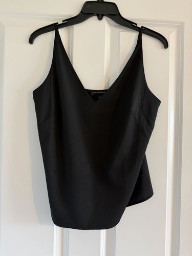 Banana Republic Black Spaghetti Strap Camisole Cami Size Small Tank Top - Picture 1 of 2