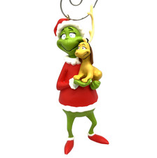 1998 Vintage Hallmark Grinch & Max Ornament 90s Dr Seuss WhoVille Christmas 4"
