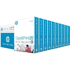 Copy & Printer Paper 8.5 x 11 20 lb 92 Bright 10 Ream Case 5000 Sheets FSC