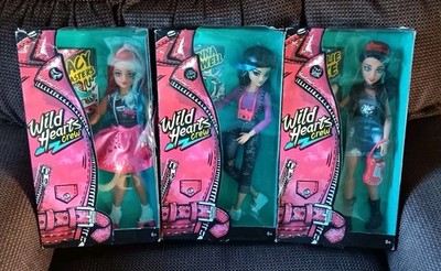 2019 Mattel Wild Hearts Crew dolls-Jacy Masters, Charlie Lake, Kenna Roswell NIB