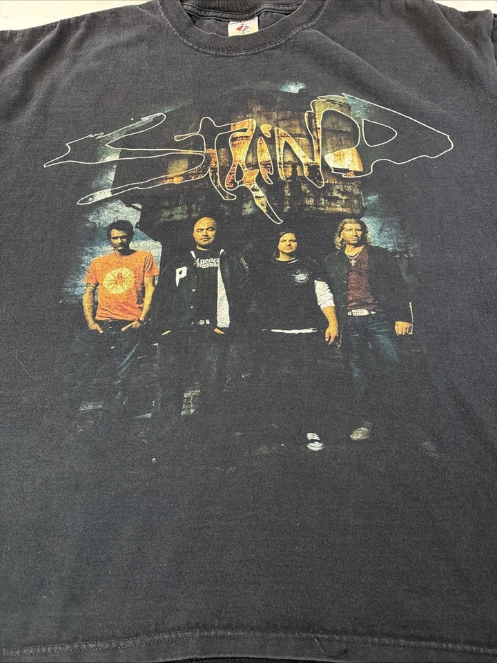Camiseta para hombre talla XL vintage 2008 STAIND Band Tour gráfica gráfico de doble cara Foto 2 de 4