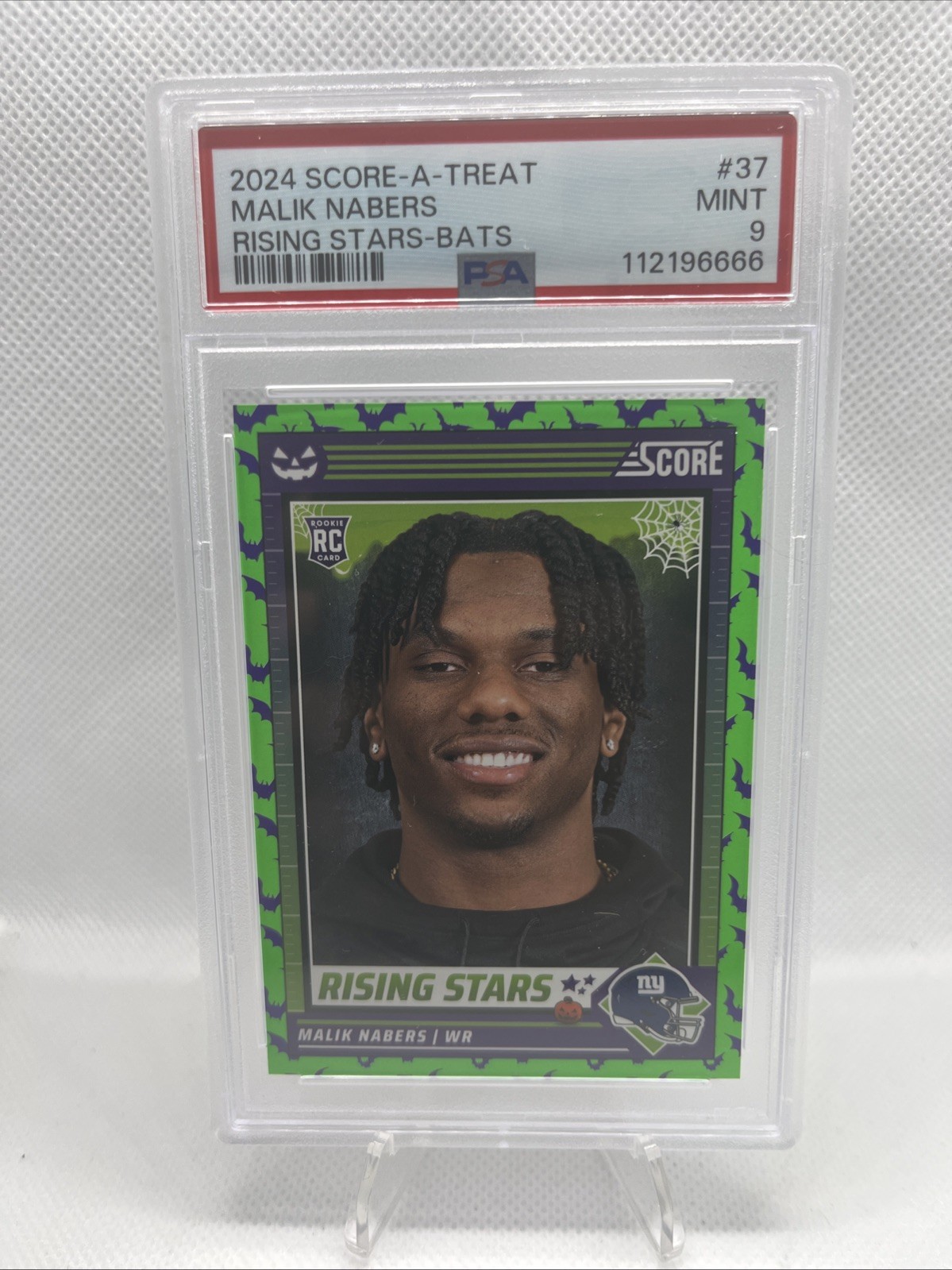 2024 Panini Score-A-Treat - Rising Stars Malik Nabers Green Bats (RC) NY Giants
