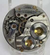Vintage 1914 Waltham No. 611 15J 17s Pocket Watch Is Running