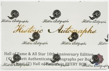 2020 Historic Autographs Hall of Fame & All-Star Baseball Hobby Box