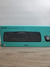 Logitech MK235 USB Wireless Optical Keyboard and Mouse Set, Black