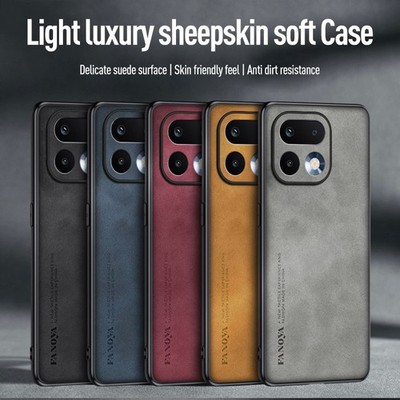 For Realme 16 Pro+, Phone Case Hybrid Armor Retro Leather Matte Soft TPU Cover