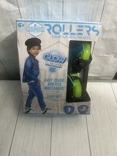 Madd Gear Rollers LED Light-Up Glow and Roll Heel Skate For Ages 6 Blue/Green