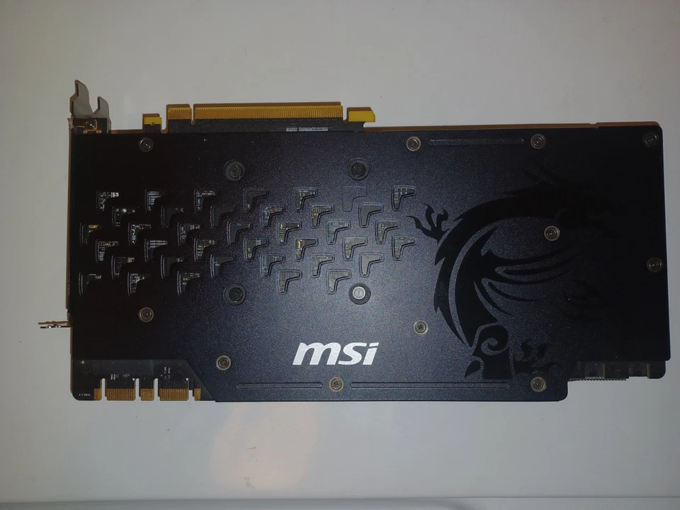 MSI GeForce GTX  1080 Ti Gaming X 11GB Graphics Card with SLI Bridge; read info - Image 4 of 4