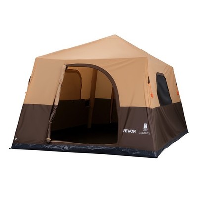 Camping Tent, 8 Person Inflatable Cabin Tent with Rechargeable Pump, TPU Air Tub