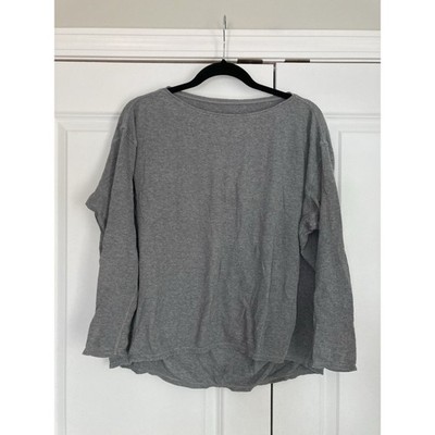 Lululemon Back In Action Long Sleeve Waffle Heathered Ballet Core Gray Sz 6/8