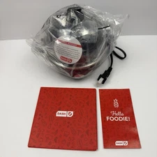 DASH Everyday 3 In 1 Egg Cooker 7 Egg Capacity Black Compact Kitchen Appliance